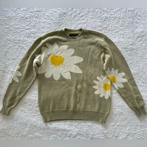 Pacsun Flower Sweater